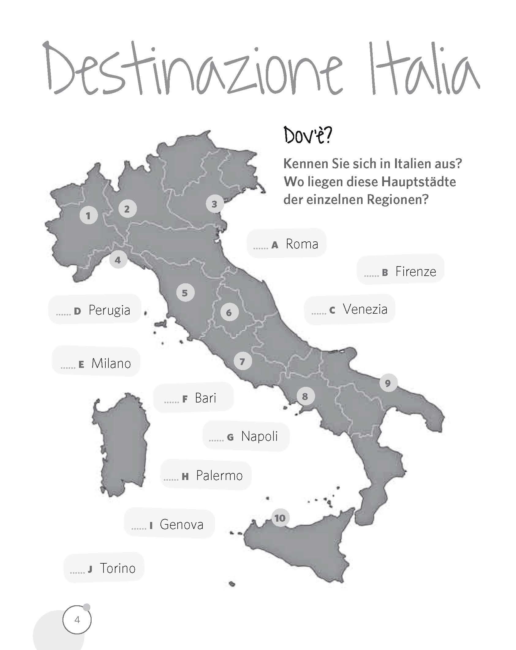 Beispielinhalt (Bild) PONS Unnützes Wissen Italienisch