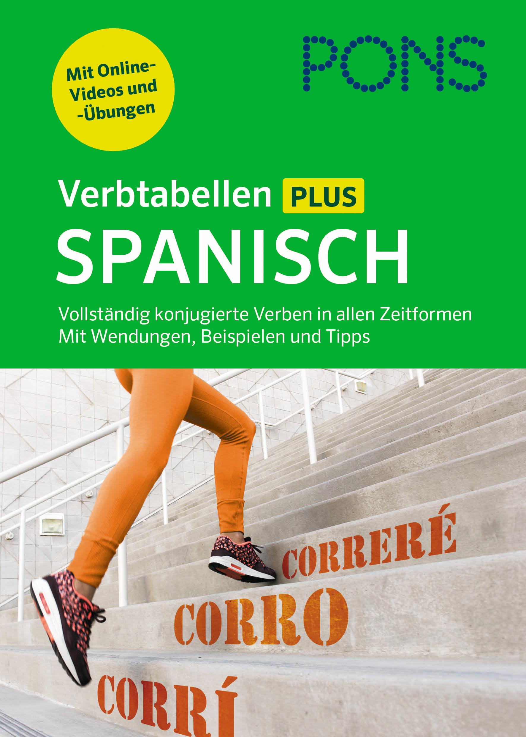 Vorderes Coverbild PONS Verbtabellen Plus Spanisch