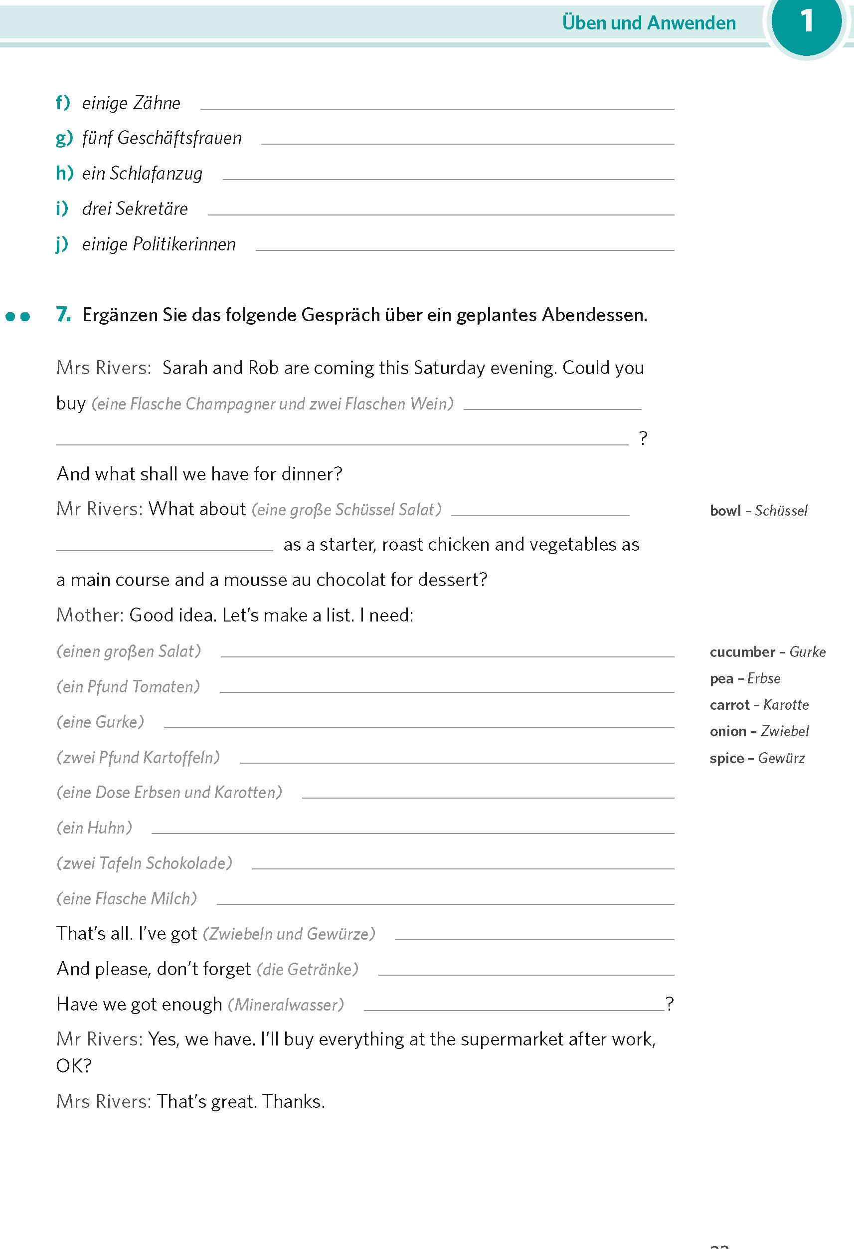 Beispielinhalt (Bild) PONS Praxis-Grammatik Englisch