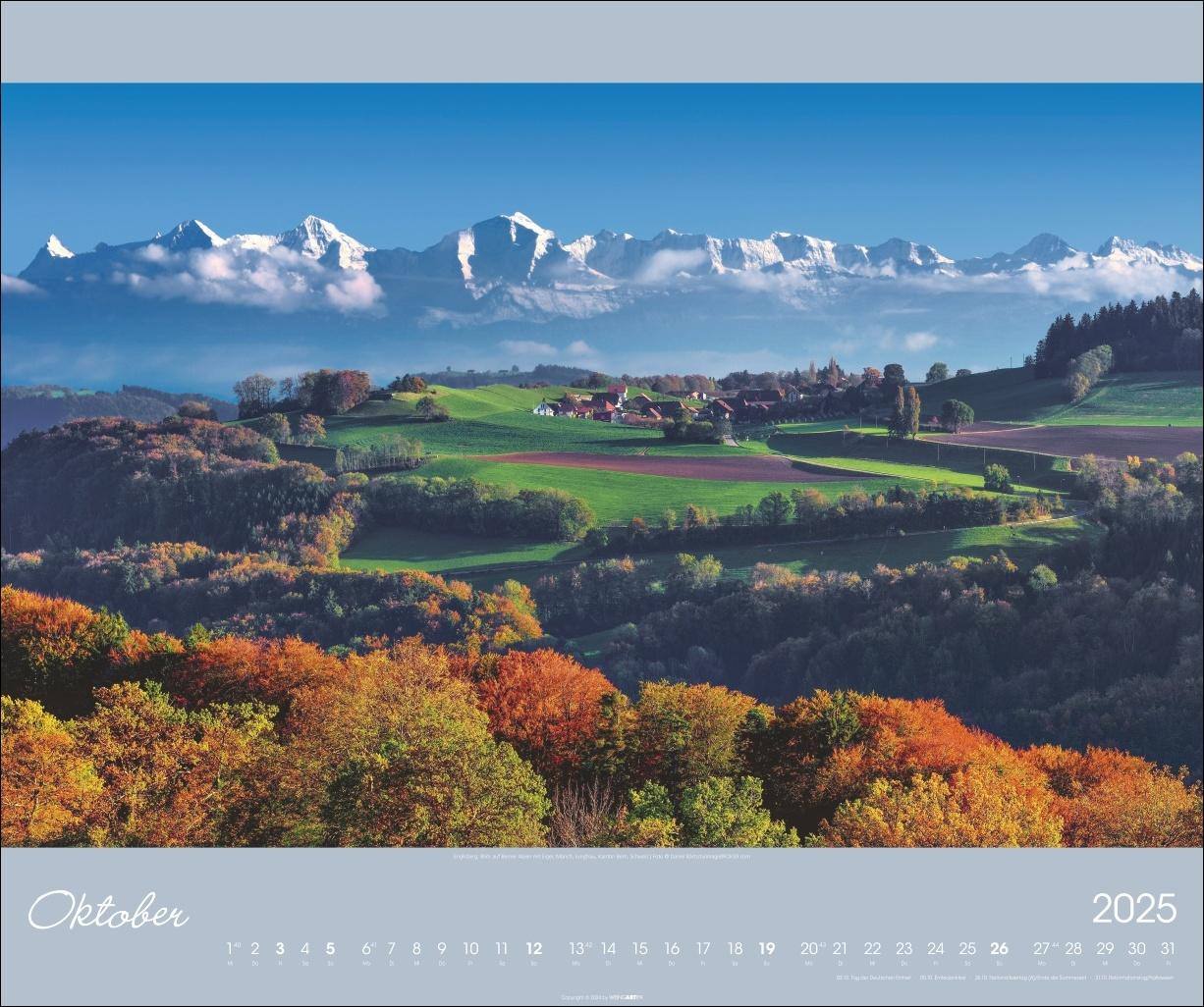 Beispielinhalt (Bild) Alpen im Licht Kalender 2025