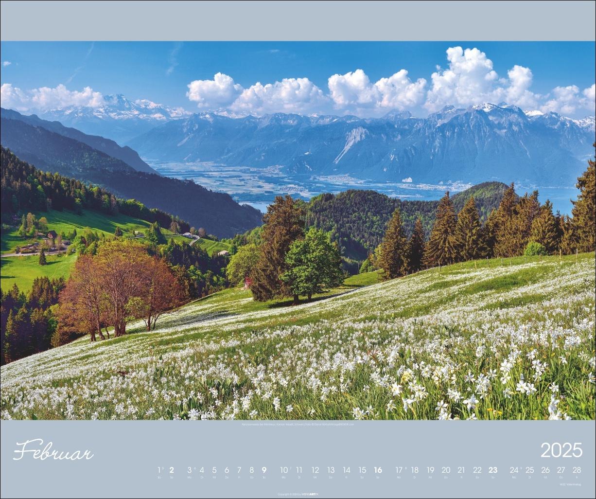 Beispielinhalt (Bild) Alpen im Licht Kalender 2025