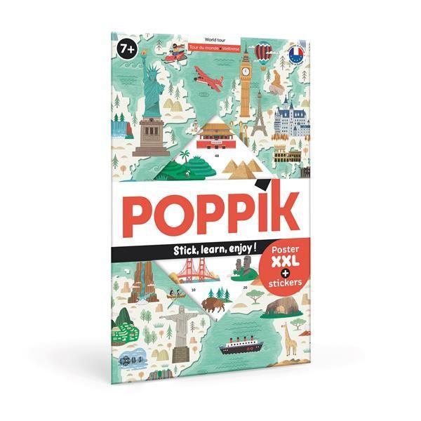 Vorderes Coverbild POPPIK - Lernposter & Sticker Weltreise