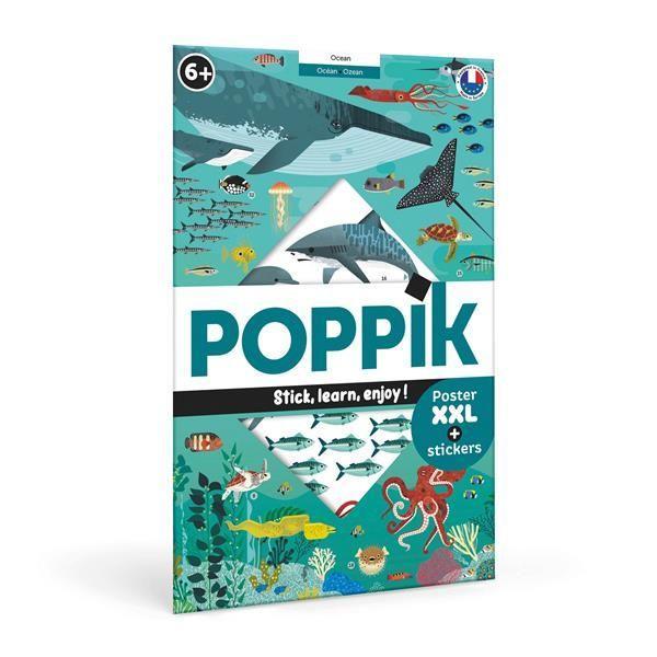 Vorderes Coverbild POPPIK - Lernposter & Sticker Ozean