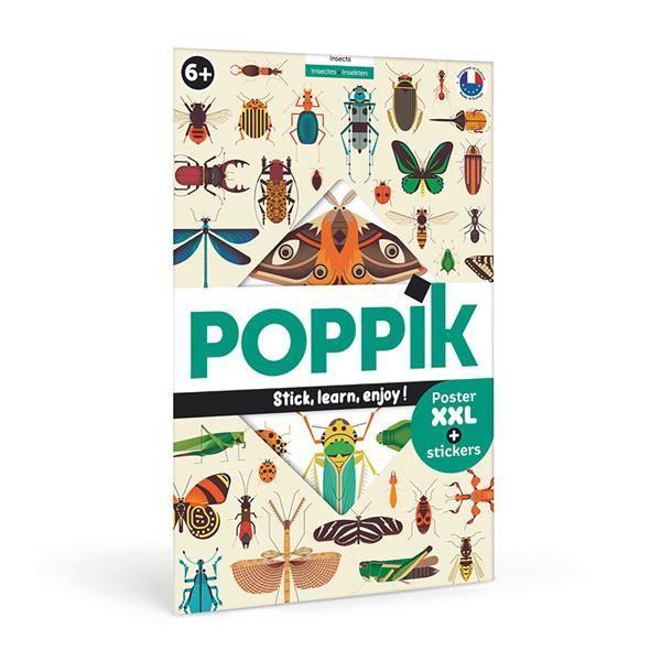 Vorderes Coverbild POPPIK - Lernposter & Sticker Insekten