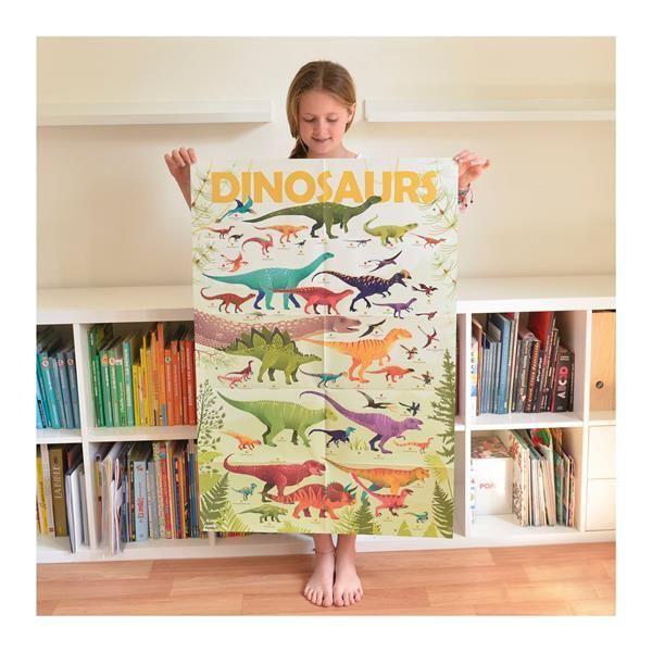 Beispielinhalt (Bild) POPPIK - Lernposter & Sticker Dinosaurier