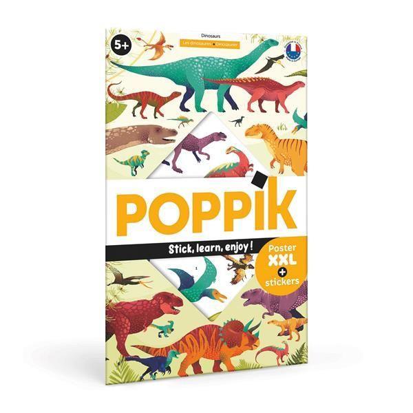 Vorderes Coverbild POPPIK - Lernposter & Sticker Dinosaurier