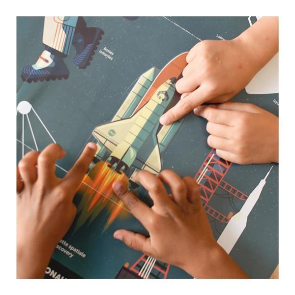 Beispielinhalt (Bild) POPPIK - Lernposter & Sticker Astronomie