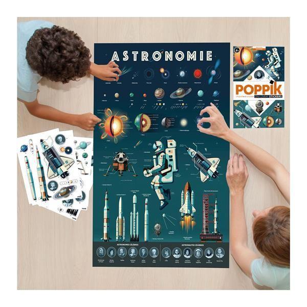 Beispielinhalt (Bild) POPPIK - Lernposter & Sticker Astronomie