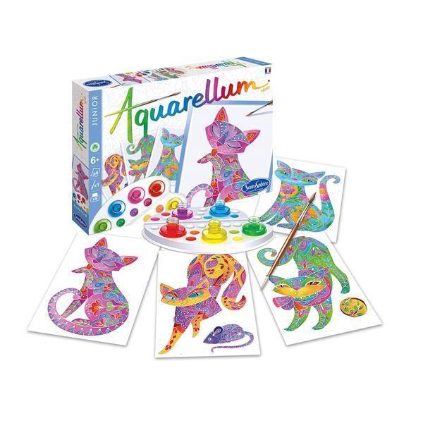 Beispielinhalt (Bild) Sentosphere - Aquarellum Junior Katzen