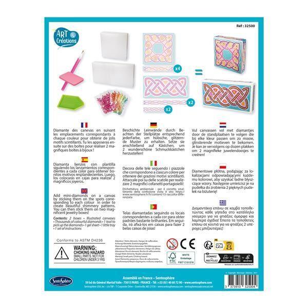 Beispielinhalt (Bild) Sentosphere - Strasssteinschatulle Muster