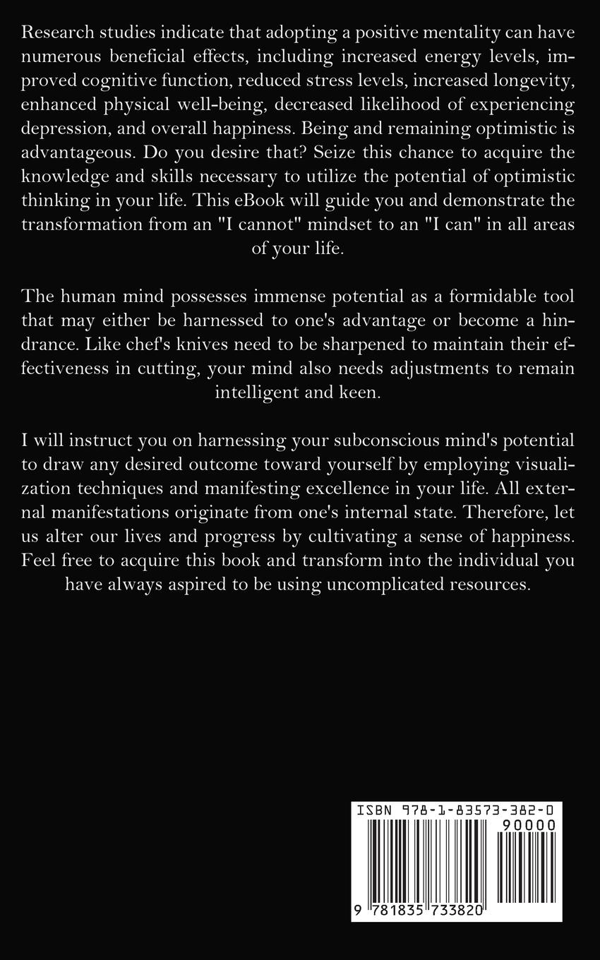 Rückseitencover Positive Thinking