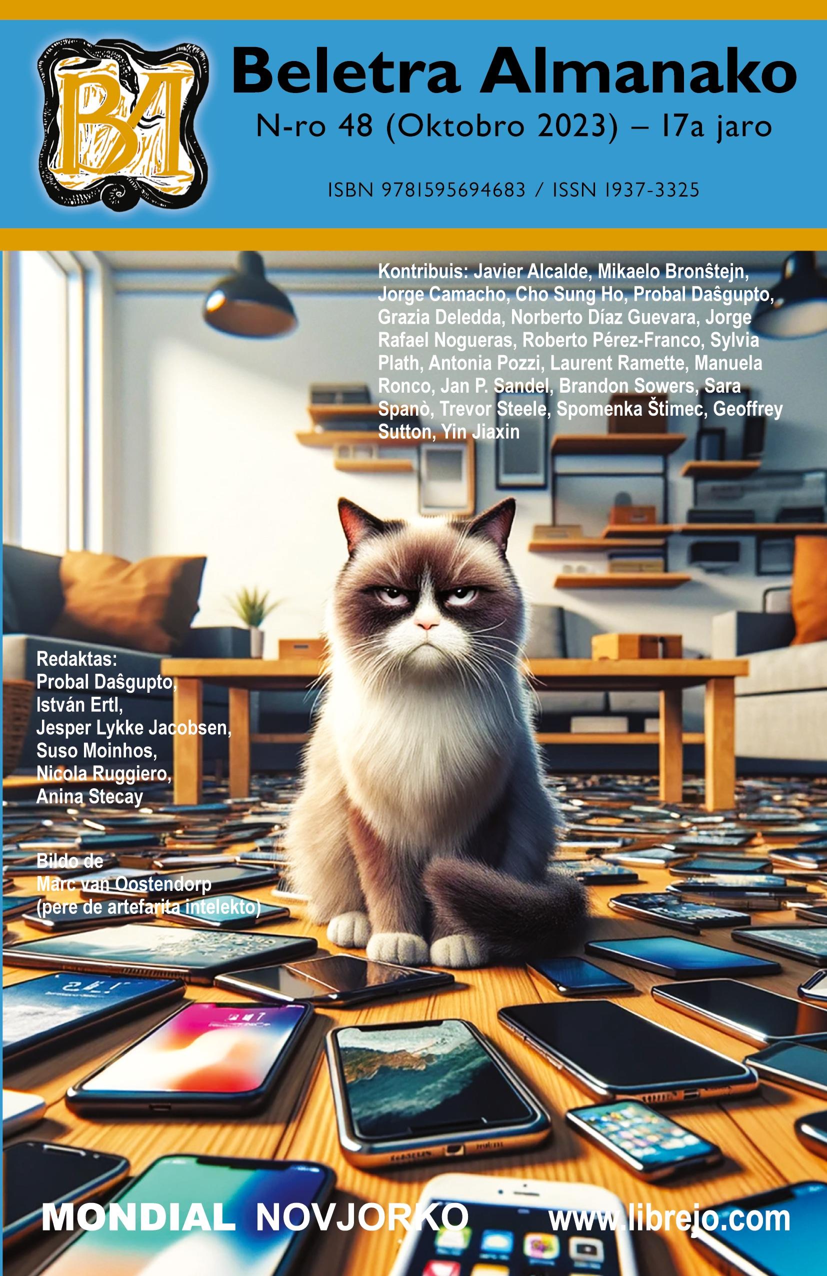 Vorderes Coverbild Beletra Almanako 48 (BA48 - Literaturo en Esperanto)