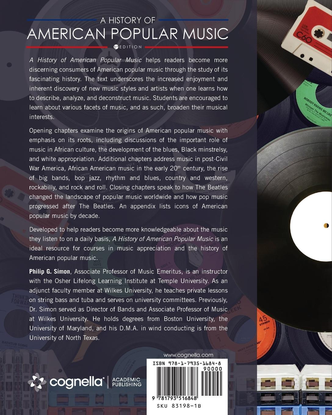 Rückseitencover A History of American Popular Music