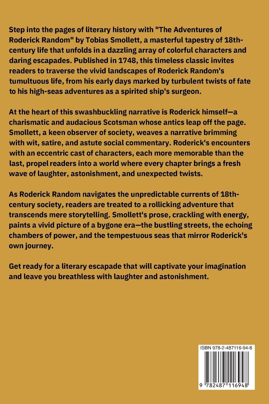 Rückseitencover The Adventures of Roderick Random (Annotated)