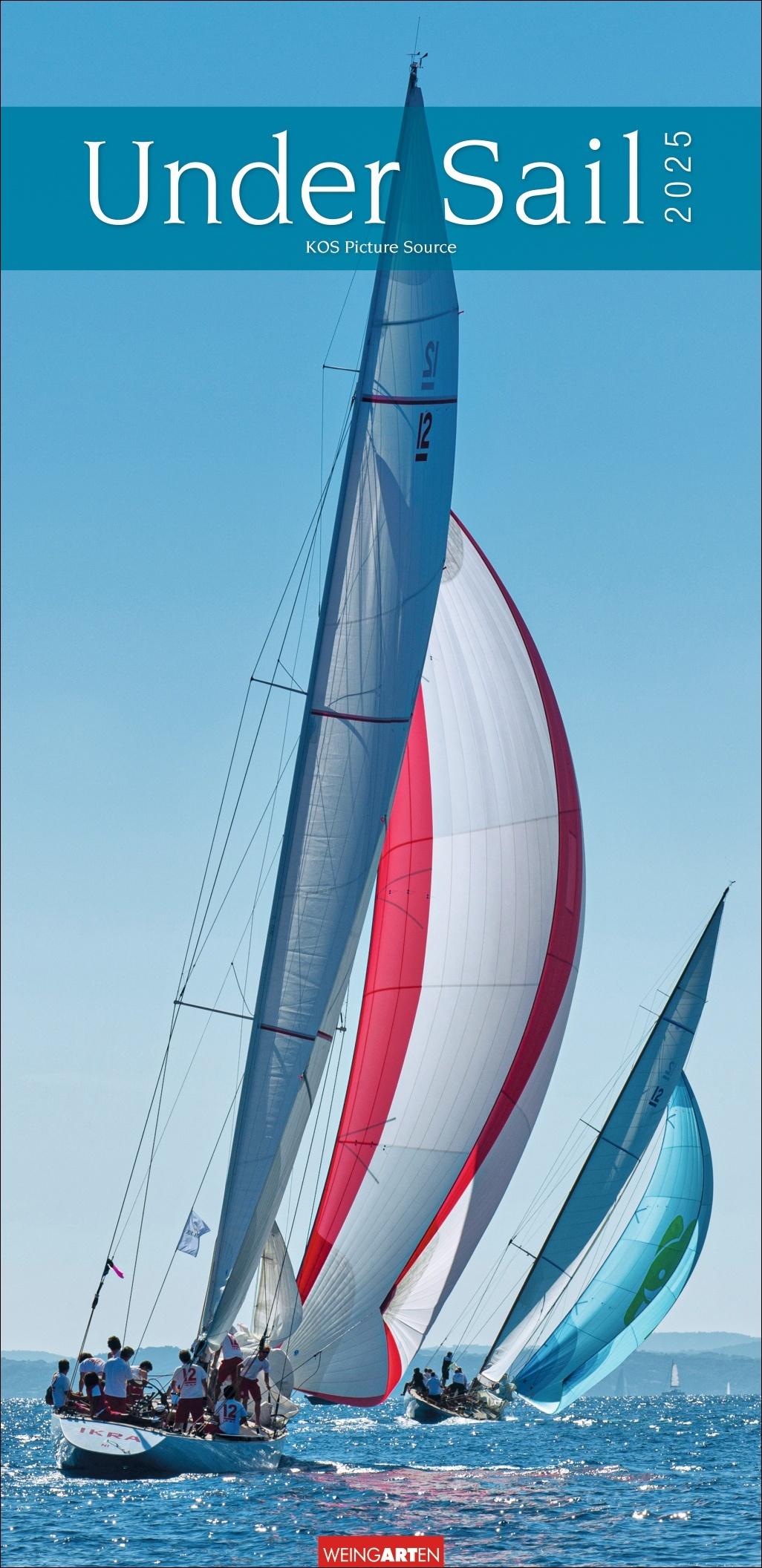 Vorderes Coverbild Under Sail Kalender 2025