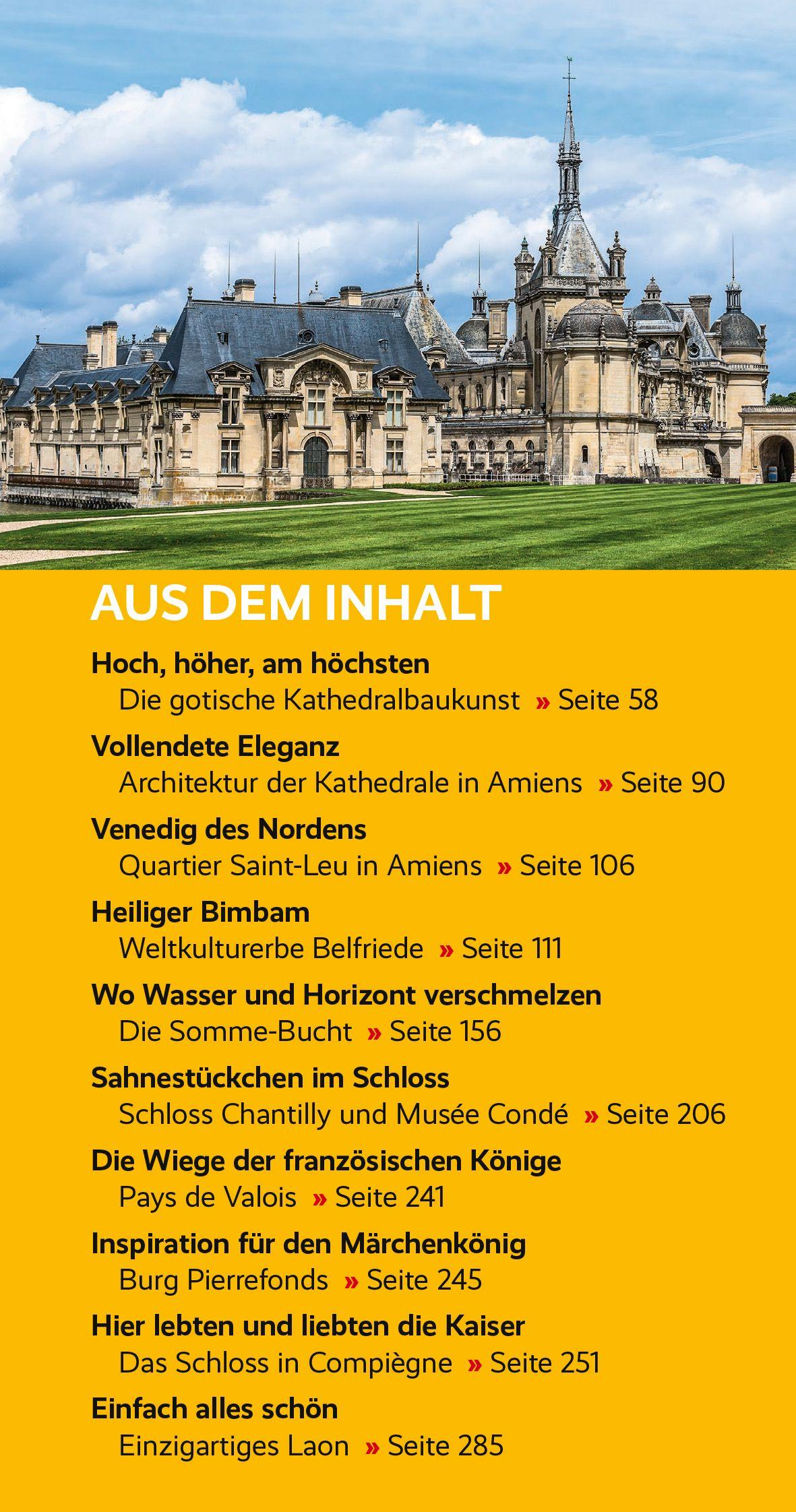 Beispielinhalt (Bild) TRESCHER Reiseführer Picardie