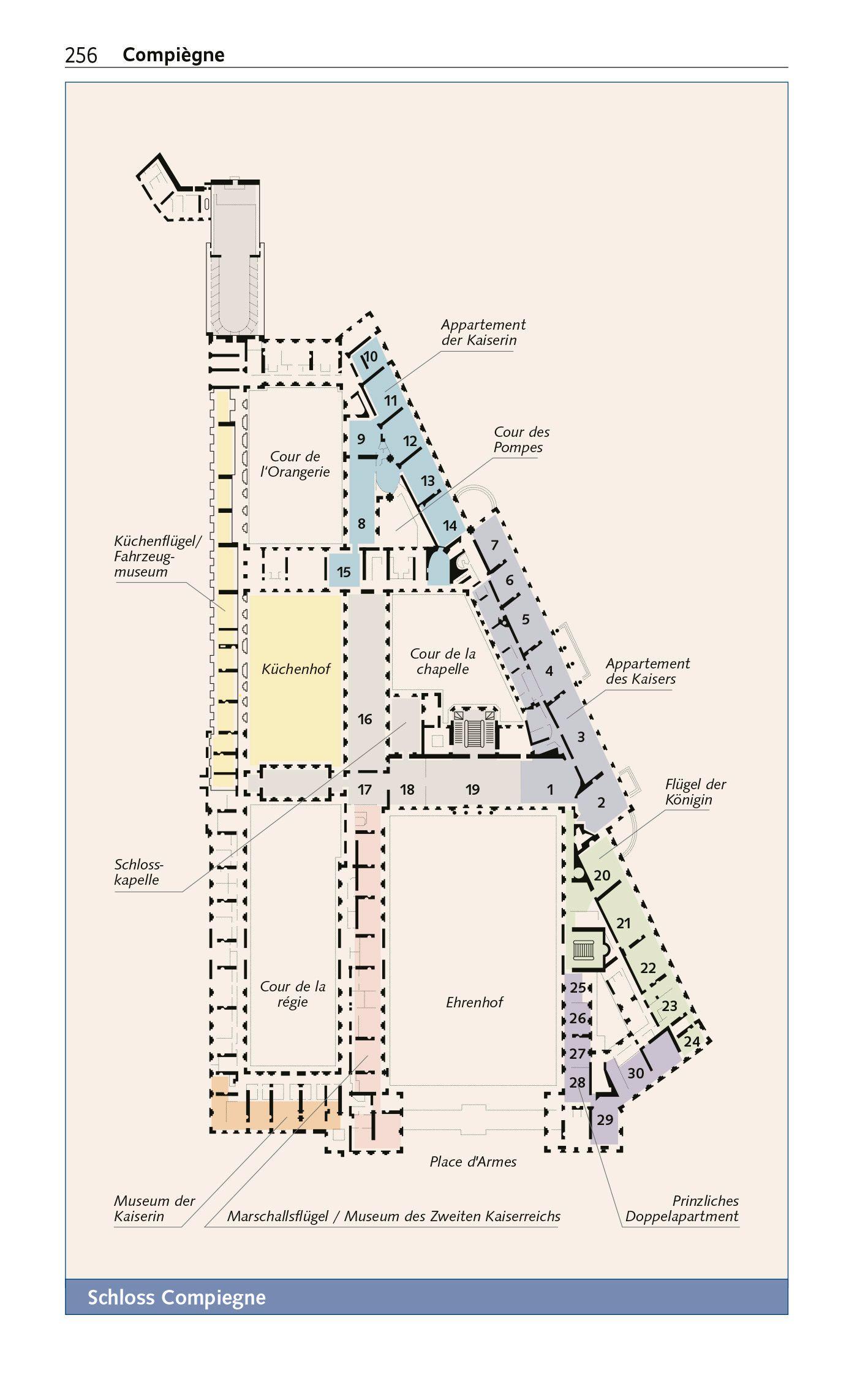 Beispielinhalt (Bild) TRESCHER Reiseführer Picardie