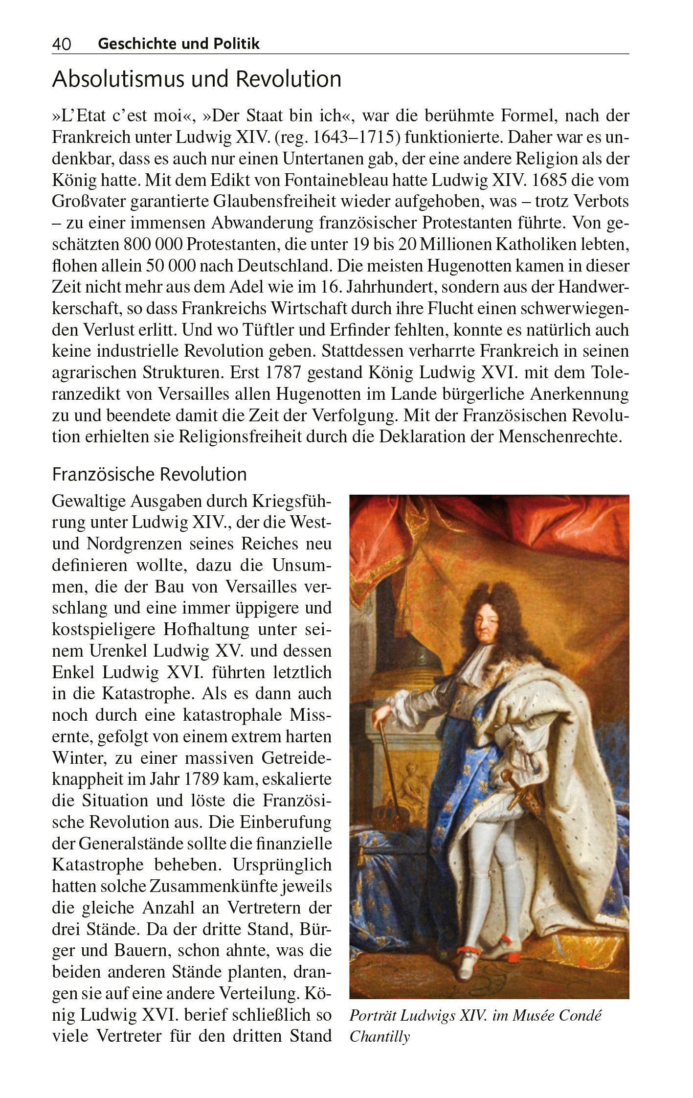 Beispielinhalt (Bild) TRESCHER Reiseführer Picardie