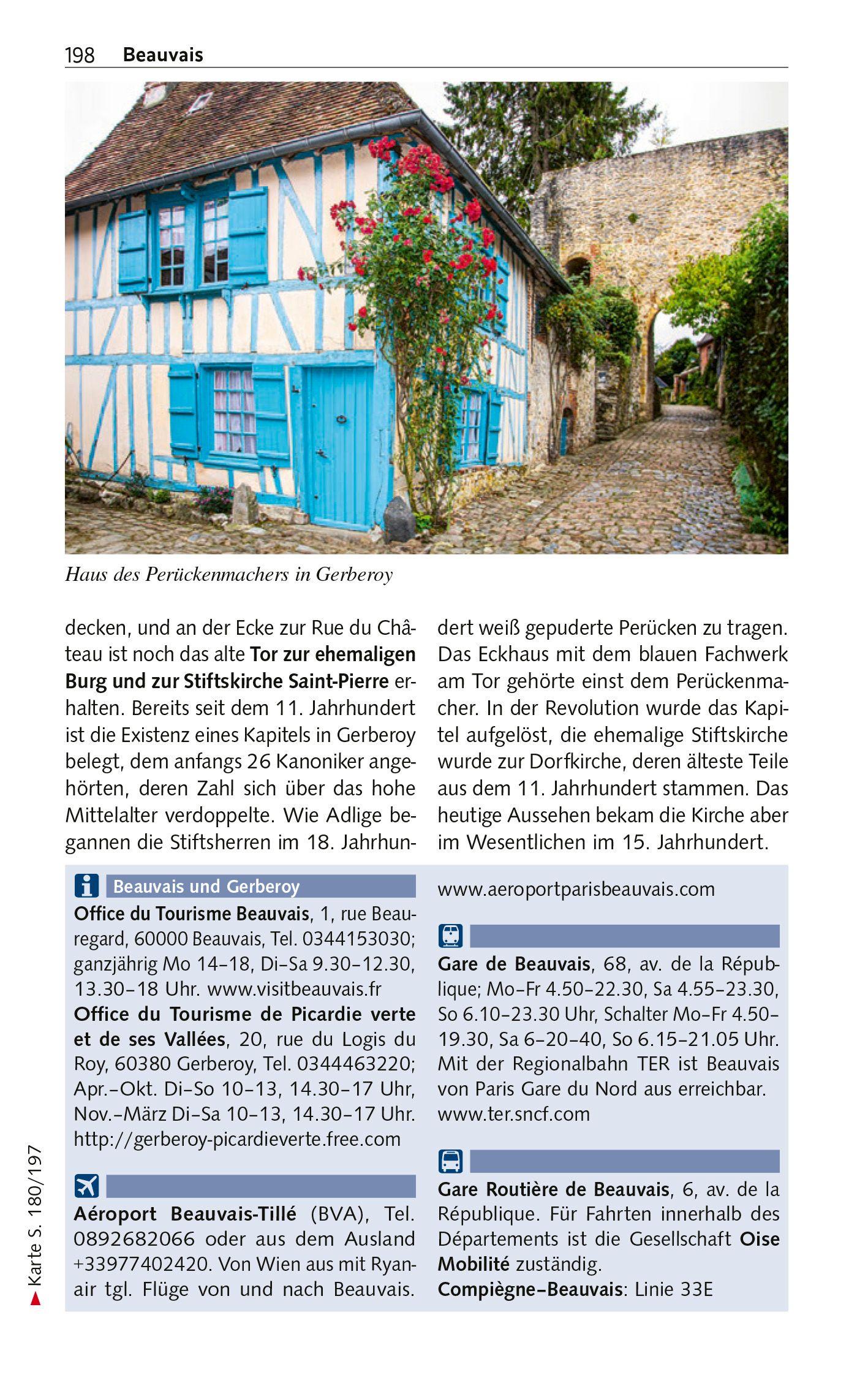 Beispielinhalt (Bild) TRESCHER Reiseführer Picardie