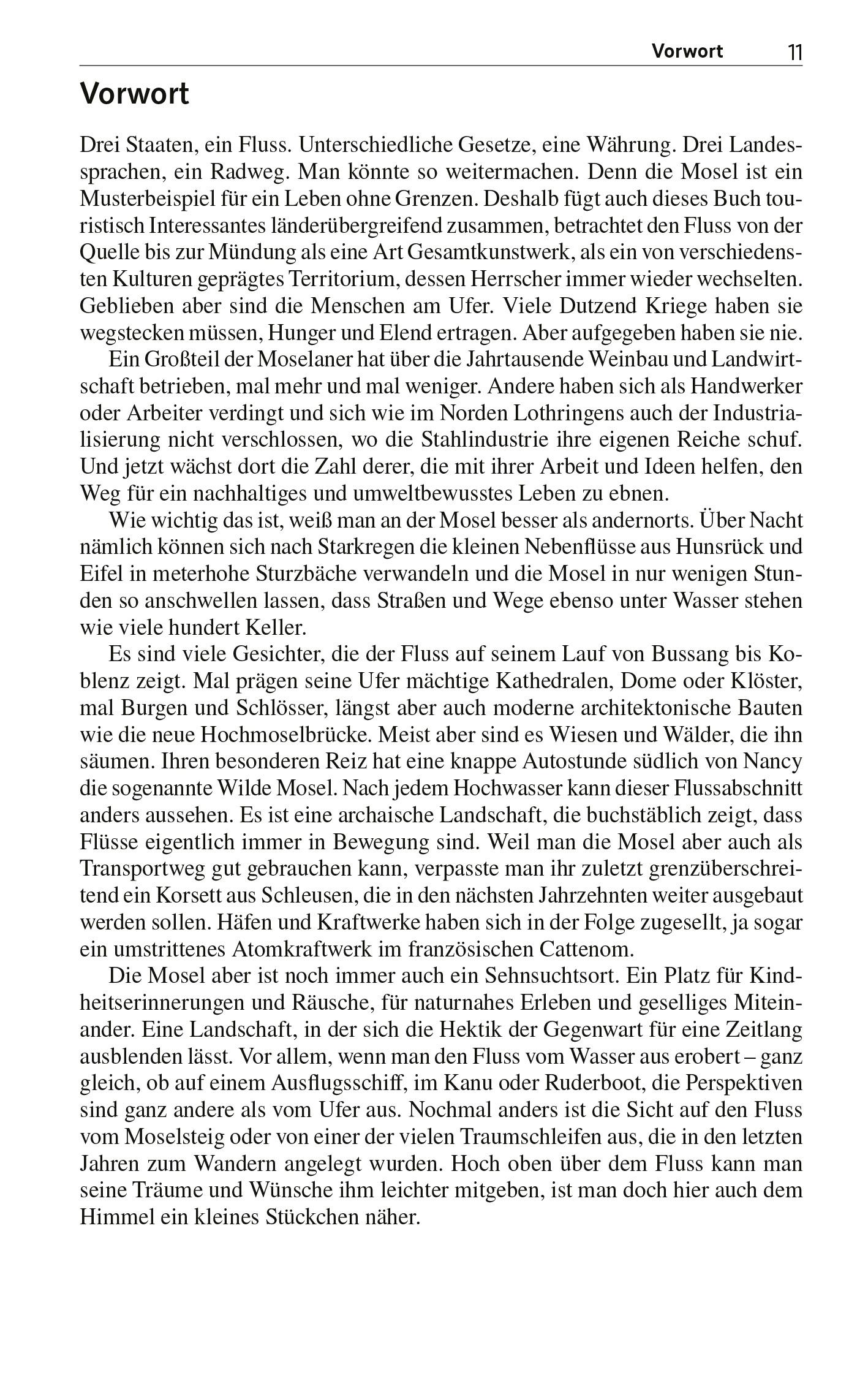 Beispielinhalt (Bild) TRESCHER Reiseführer Mosel