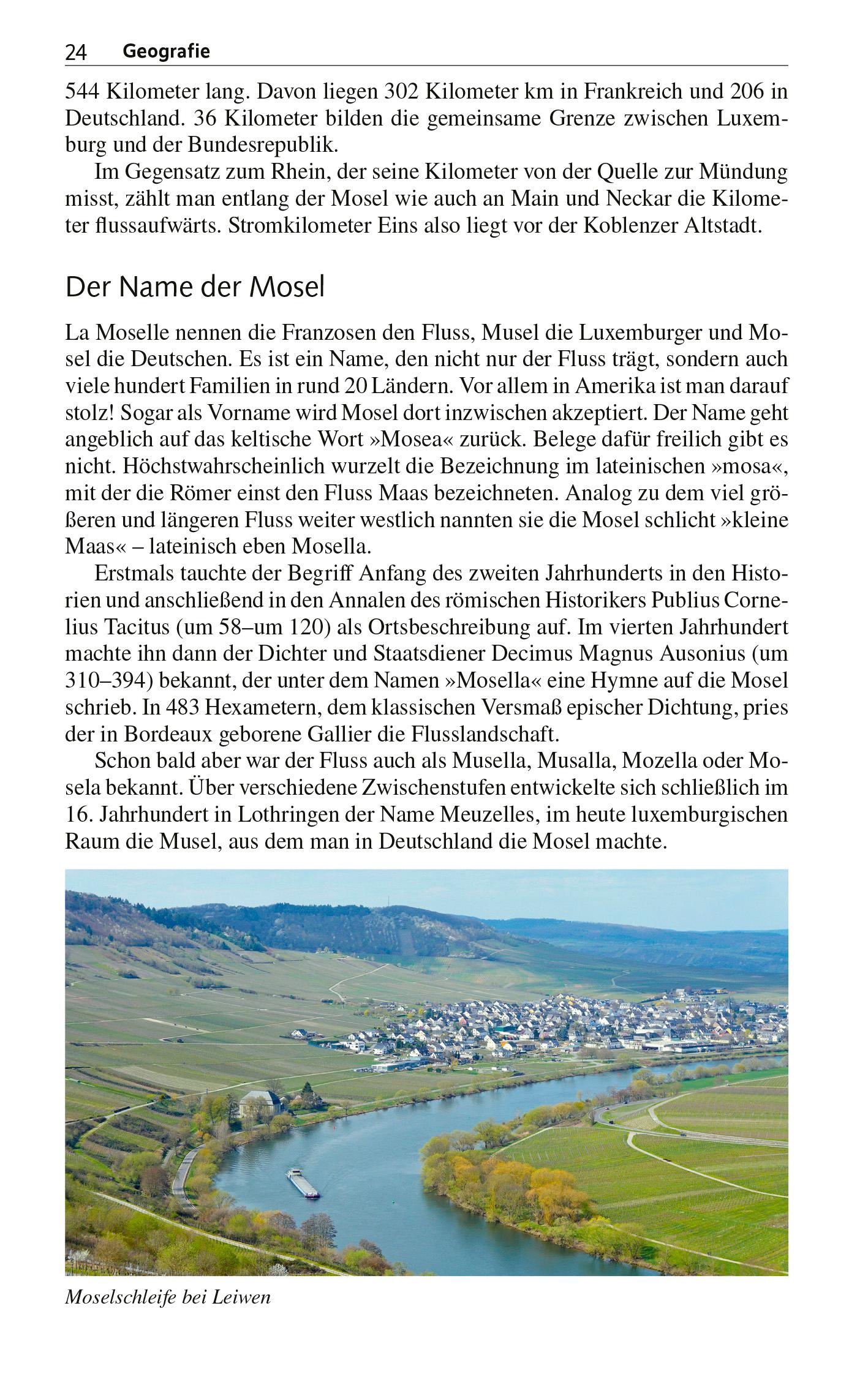 Beispielinhalt (Bild) TRESCHER Reiseführer Mosel