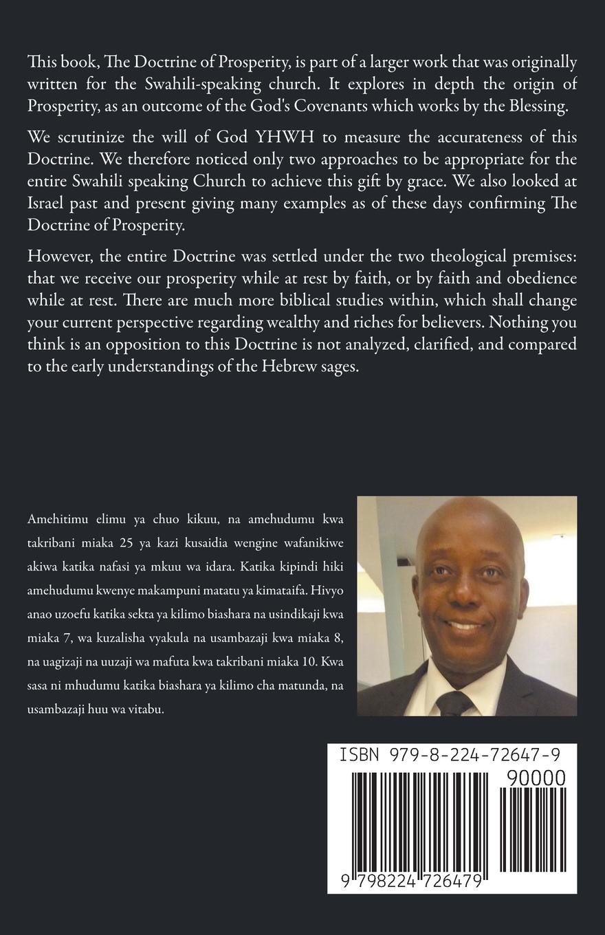 Rückseitencover The Doctrine of Prosperity