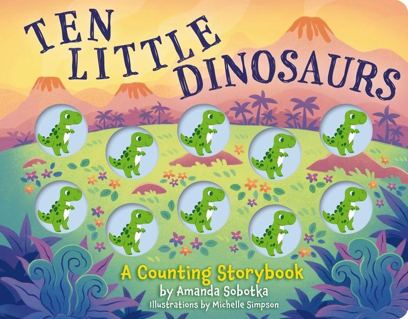 Vorderes Coverbild Ten Little Dinosaurs