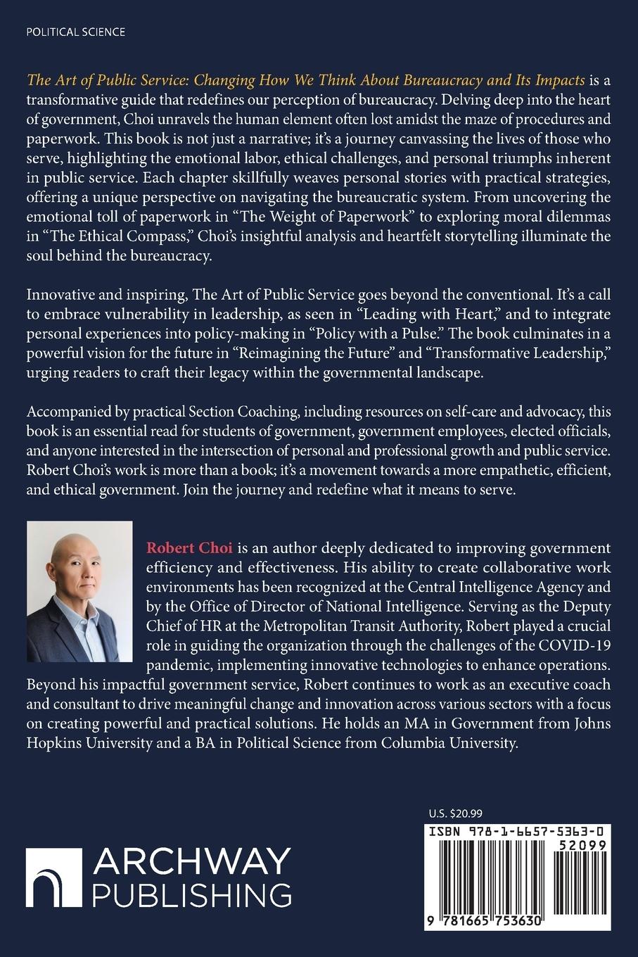 Rückseitencover The Art of Public Service