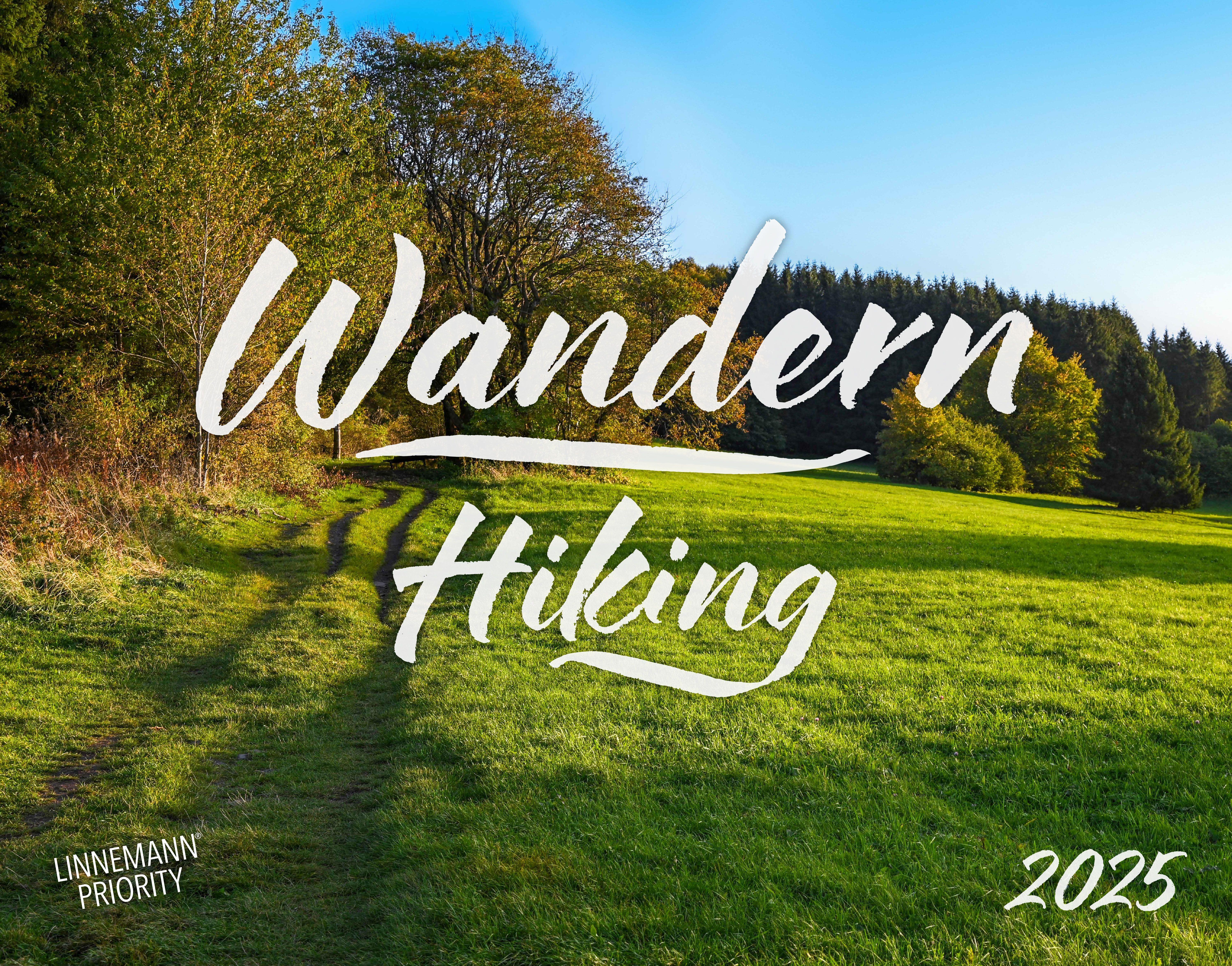 Vorderes Coverbild Wandern Hiking 2025 Großformat-Kalender 58 x 45,5 cm