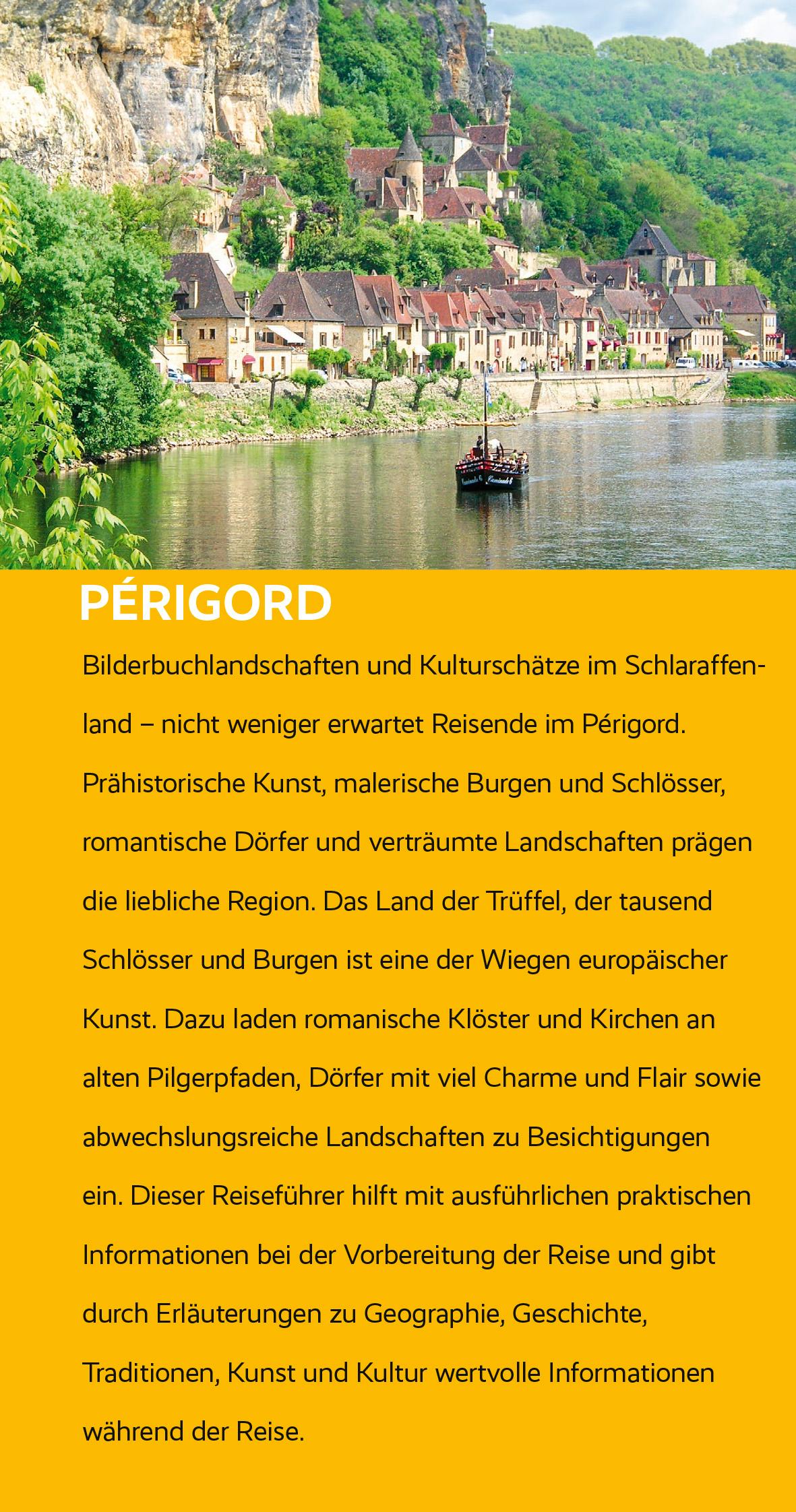 Beispielinhalt (Bild) TRESCHER Reiseführer Périgord