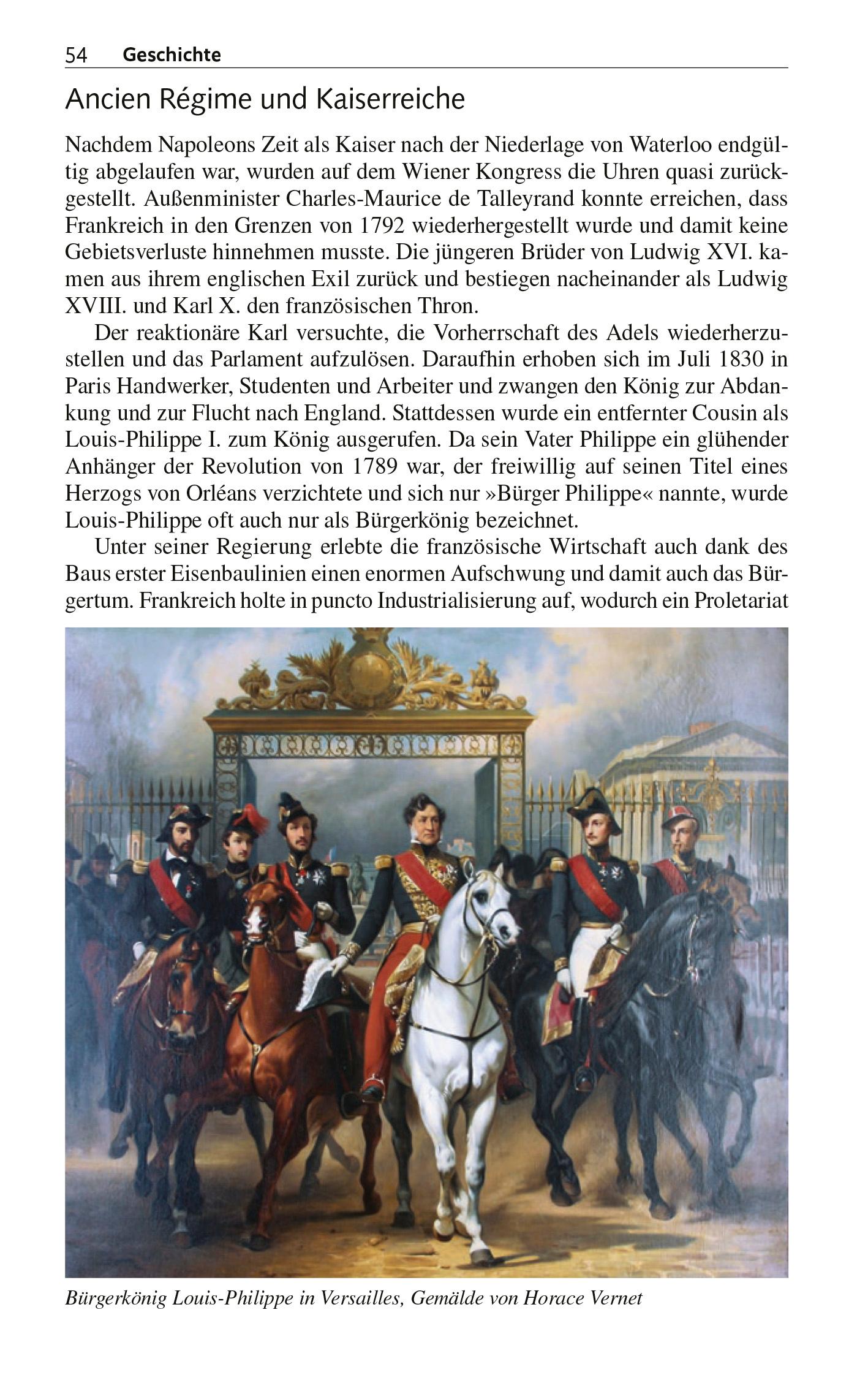 Beispielinhalt (Bild) TRESCHER Reiseführer Périgord