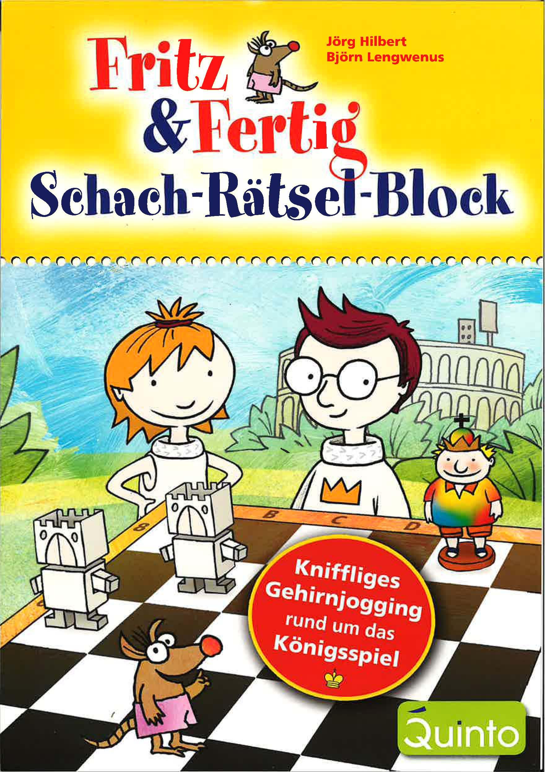 Vorderes Coverbild Fritz&Fertig Schach-Rätselblock