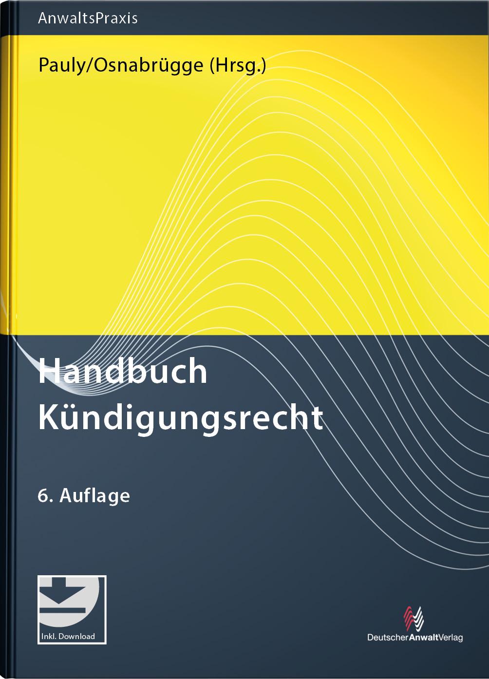 Vorderes Coverbild Handbuch Kündigungsrecht