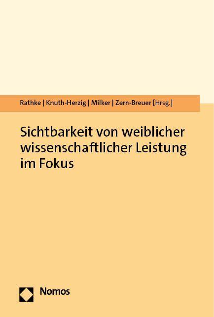 Vorderes Coverbild Sichtbarkeit von weiblicher wissenschaftlicher Leistung im Fokus