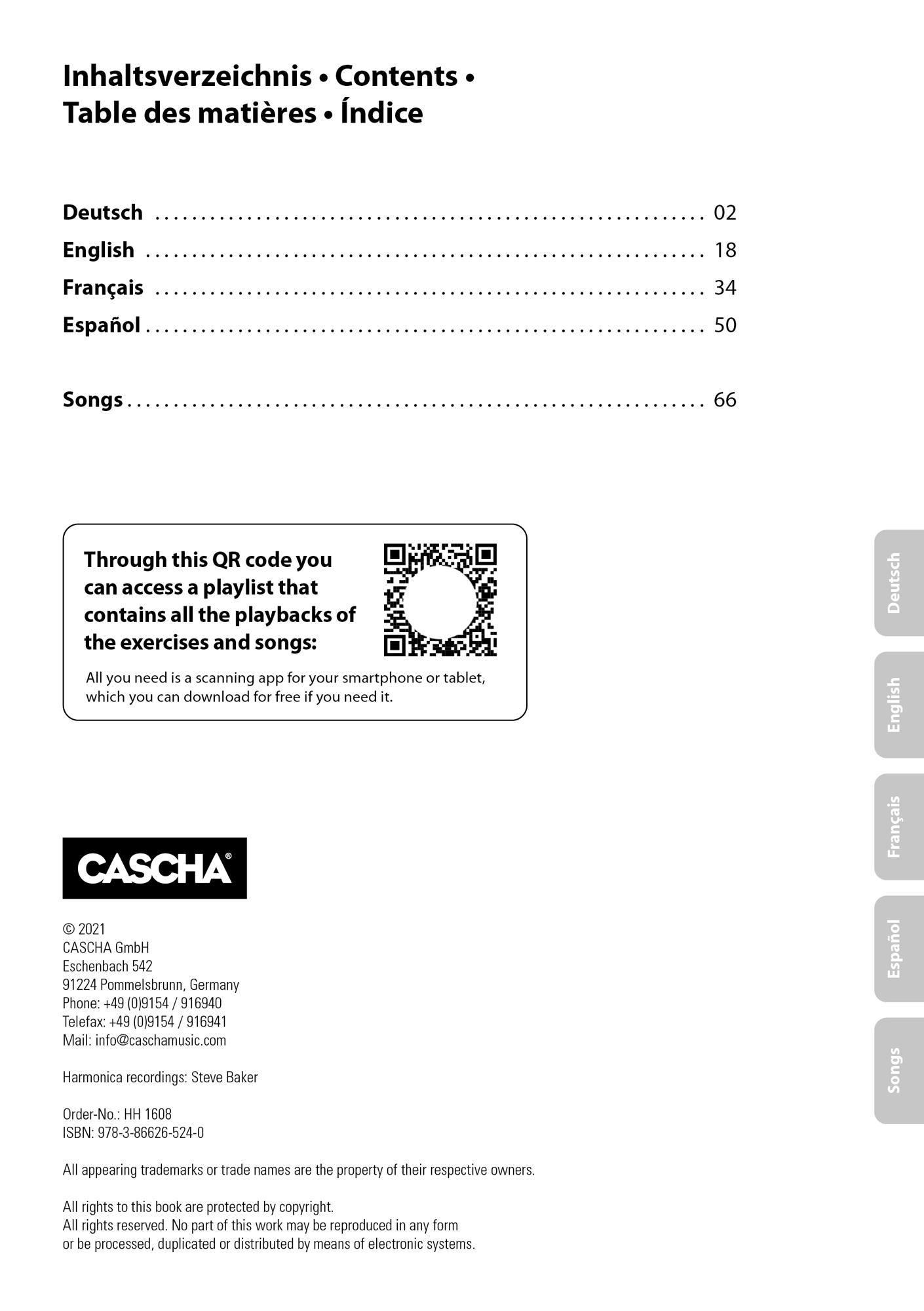 Beispielinhalt (Bild) Blues Harmonica Set, (incl. 4 languages Method (DE/EN/FR/ES), case, cleaning cloth)