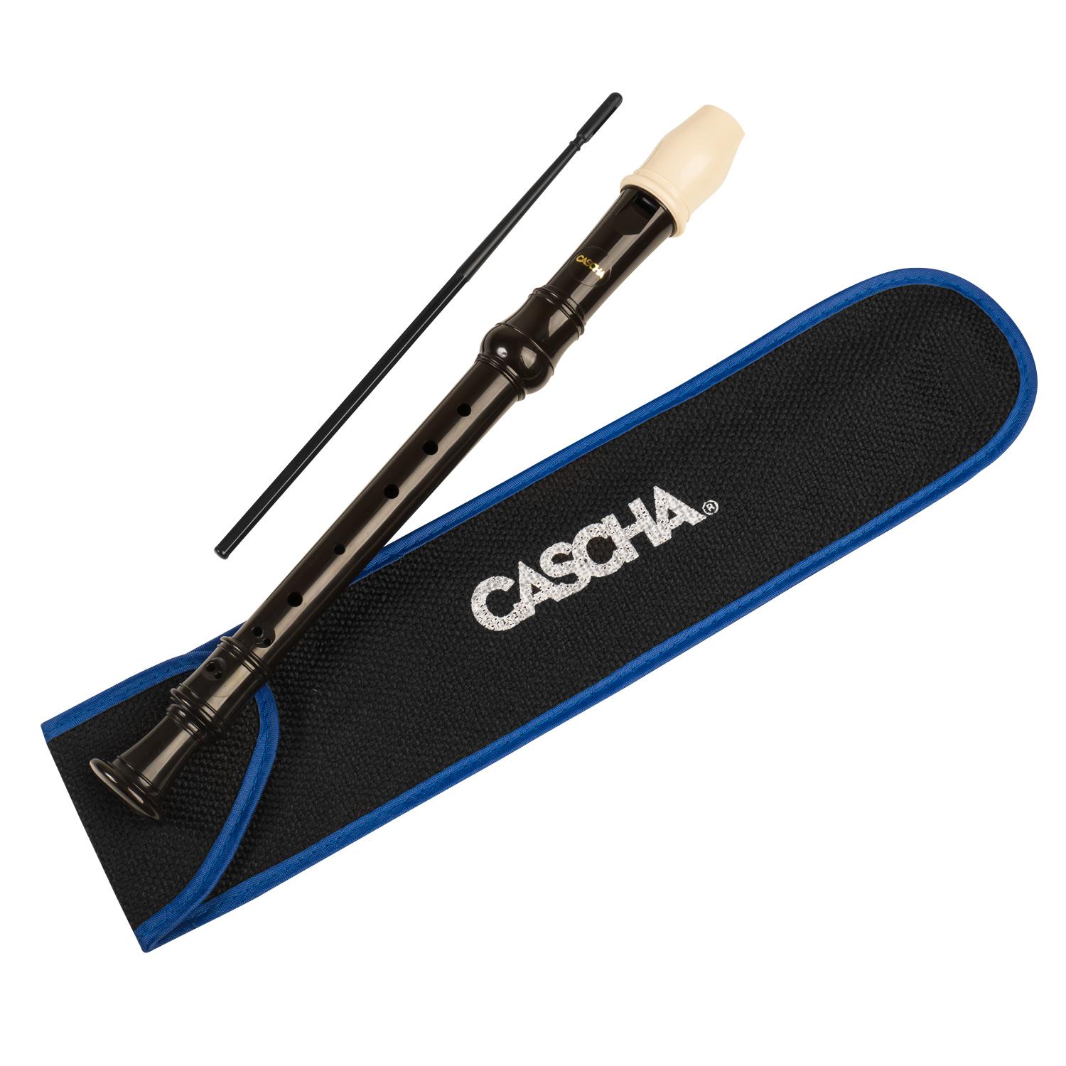 Beispielinhalt (Bild) Plastic Soprano Recorder brown  - Baroque Fingering