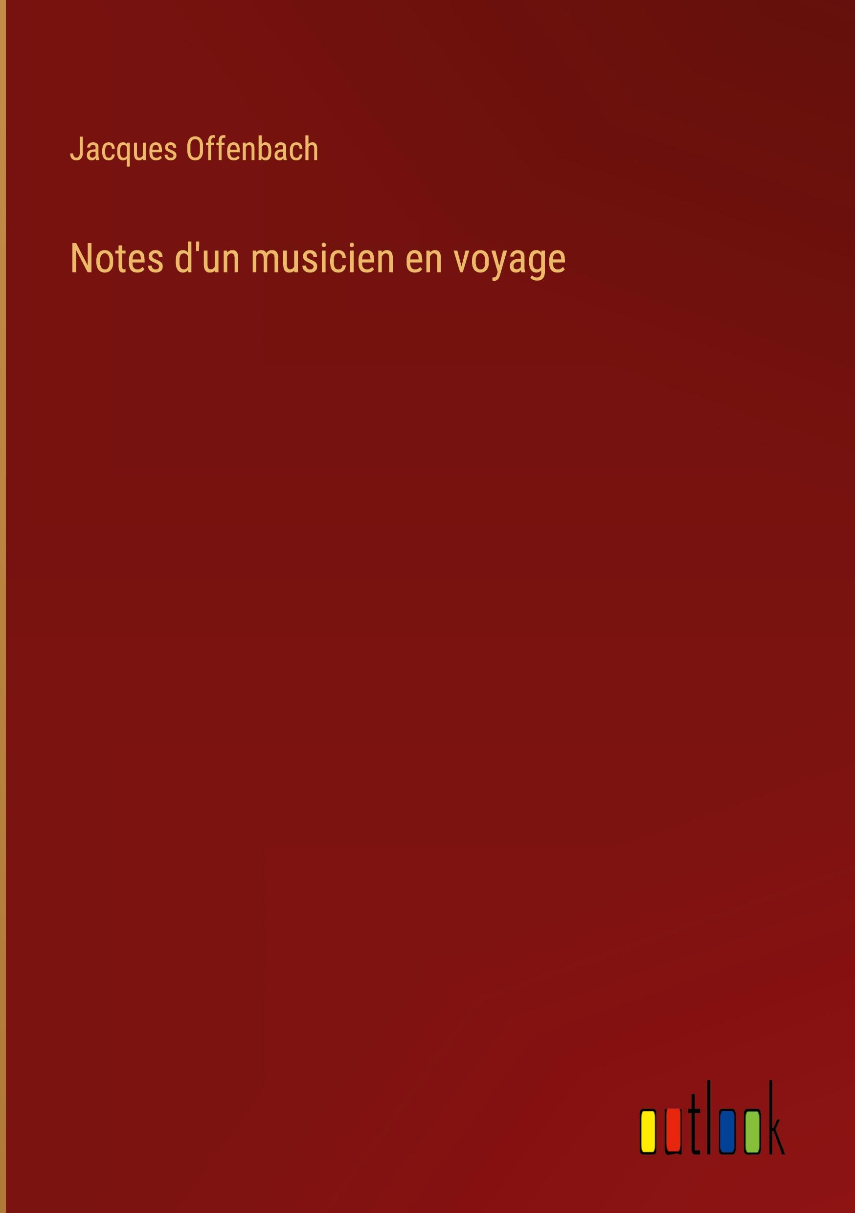Vorderes Coverbild Notes d'un musicien en voyage