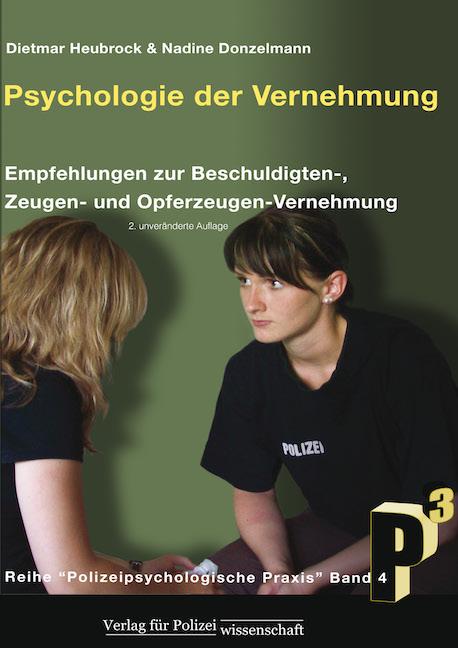 Vorderes Coverbild Psychologie der Vernehmung