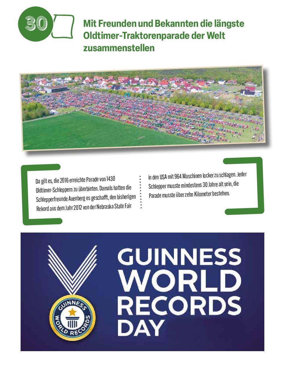 Beispielinhalt (Bild) Die Bucket List für Traktor Fahrer