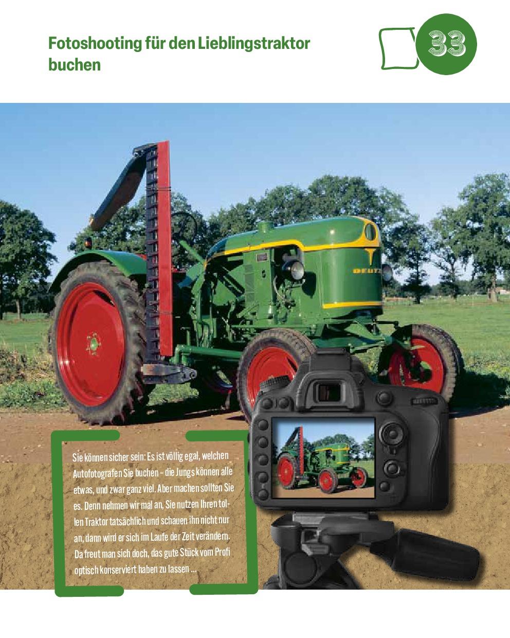 Beispielinhalt (Bild) Die Bucket List für Traktor Fahrer