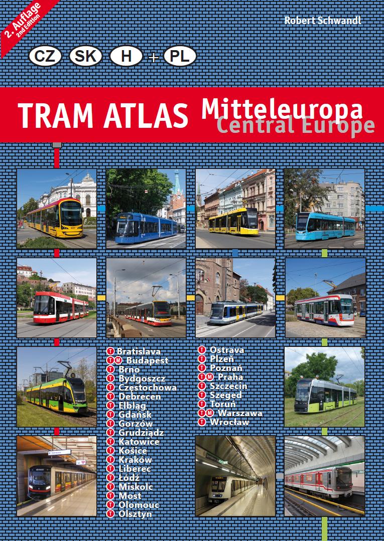 Vorderes Coverbild Tram Atlas Mitteleuropa / Central Europe