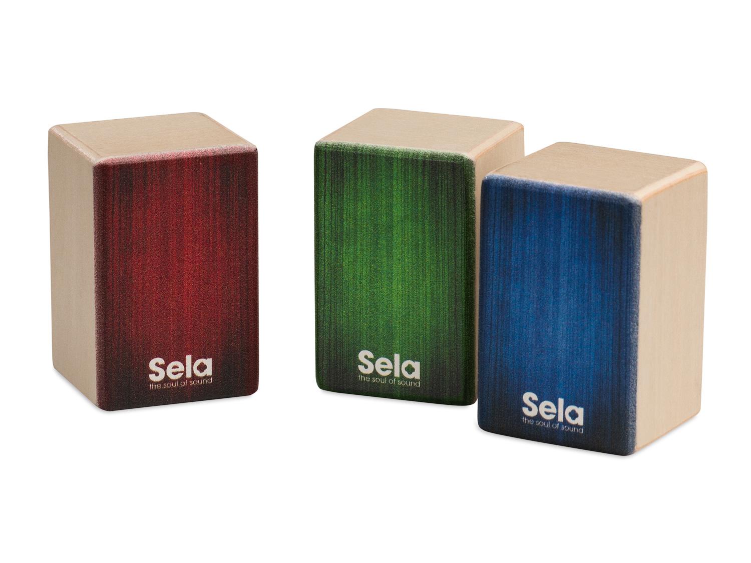 Beispielinhalt (Bild) Mini Cajon Shaker Set (Soft, Medium, Hard)