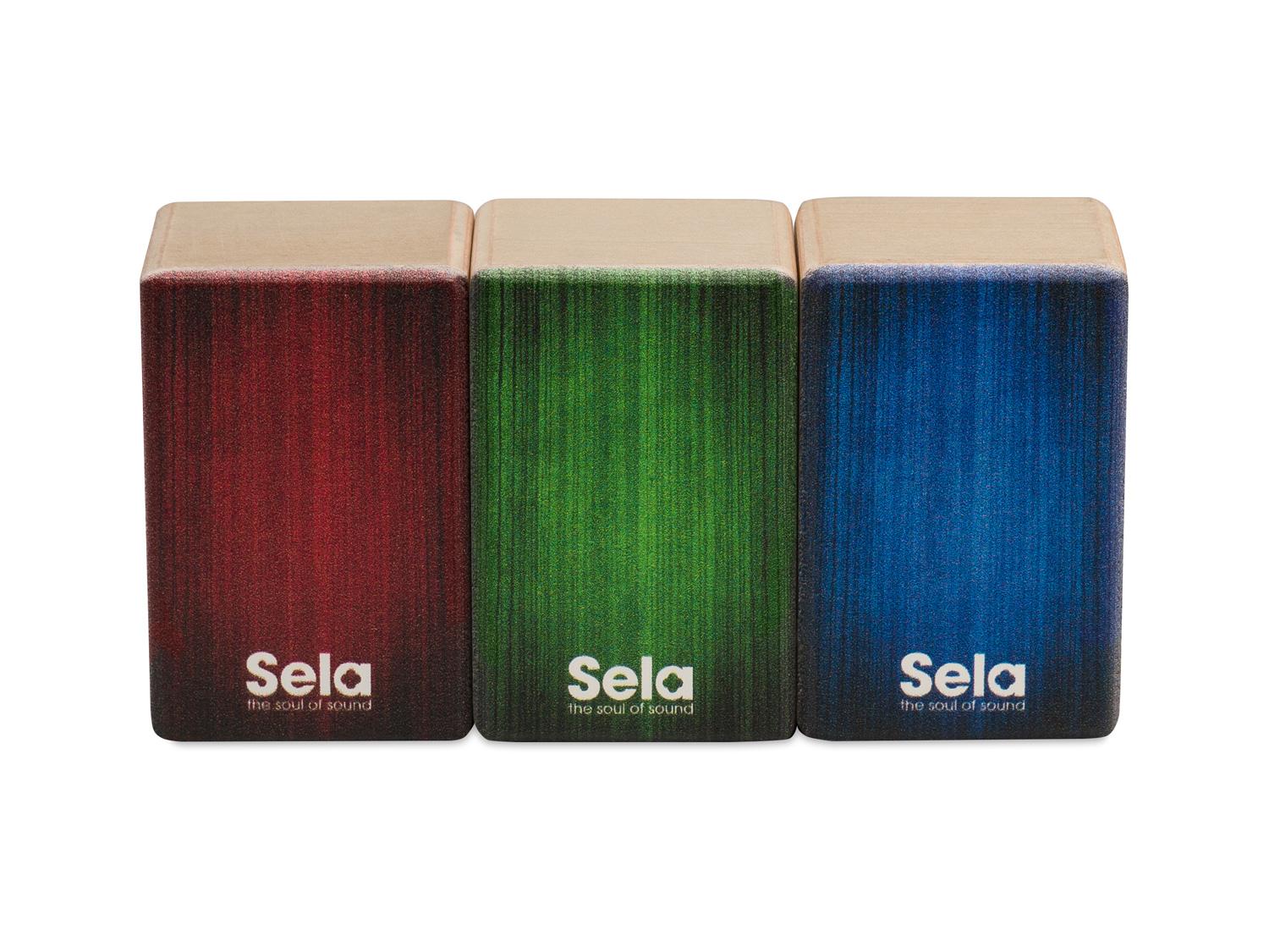 Beispielinhalt (Bild) Mini Cajon Shaker Set (Soft, Medium, Hard)