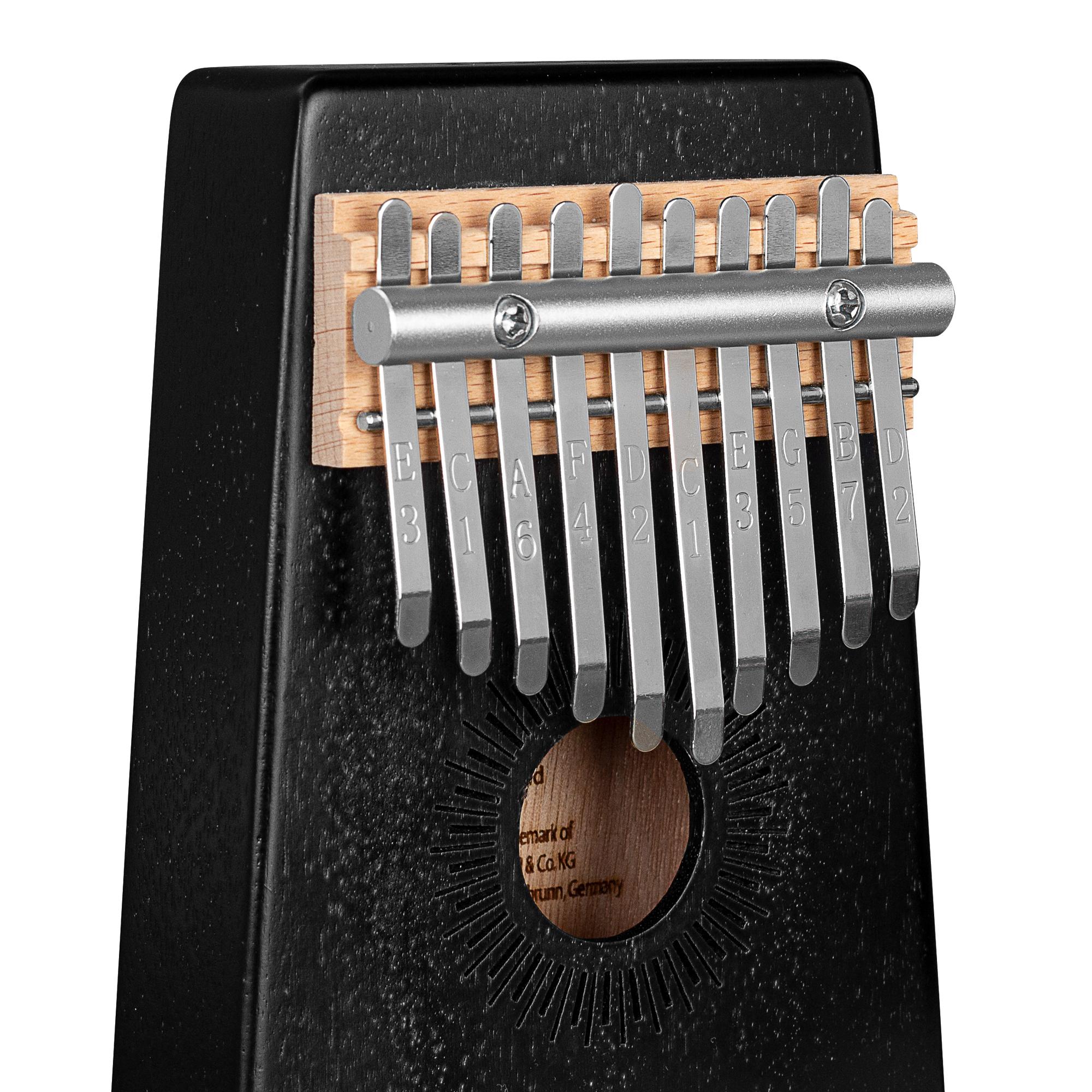 Beispielinhalt (Bild) Kalimba Mahogany 10 Black