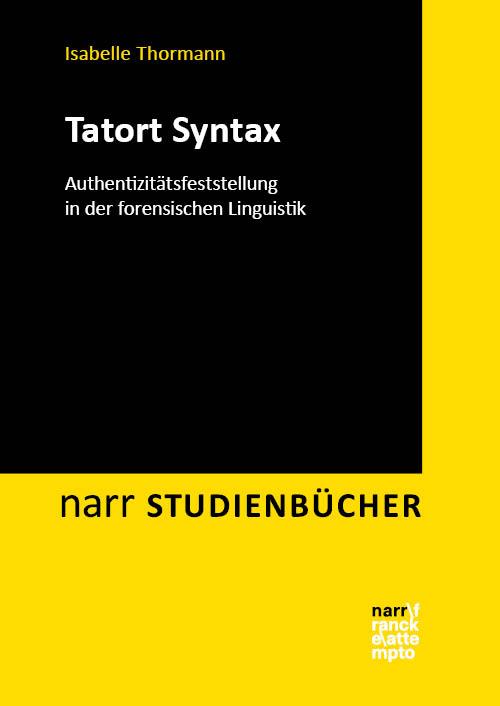 Vorderes Coverbild Tatort Syntax