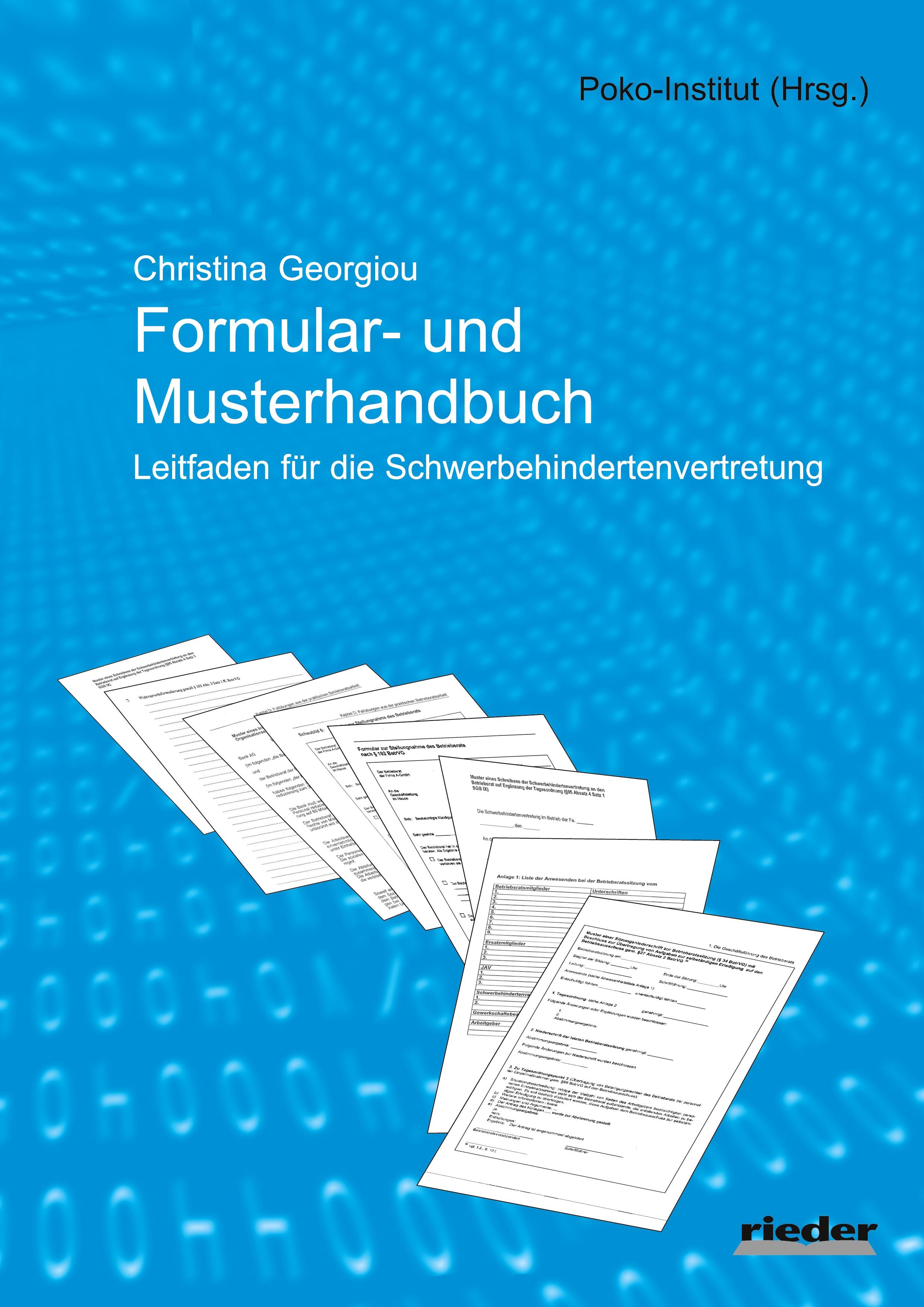 Vorderes Coverbild Formular- und Musterhandbuch