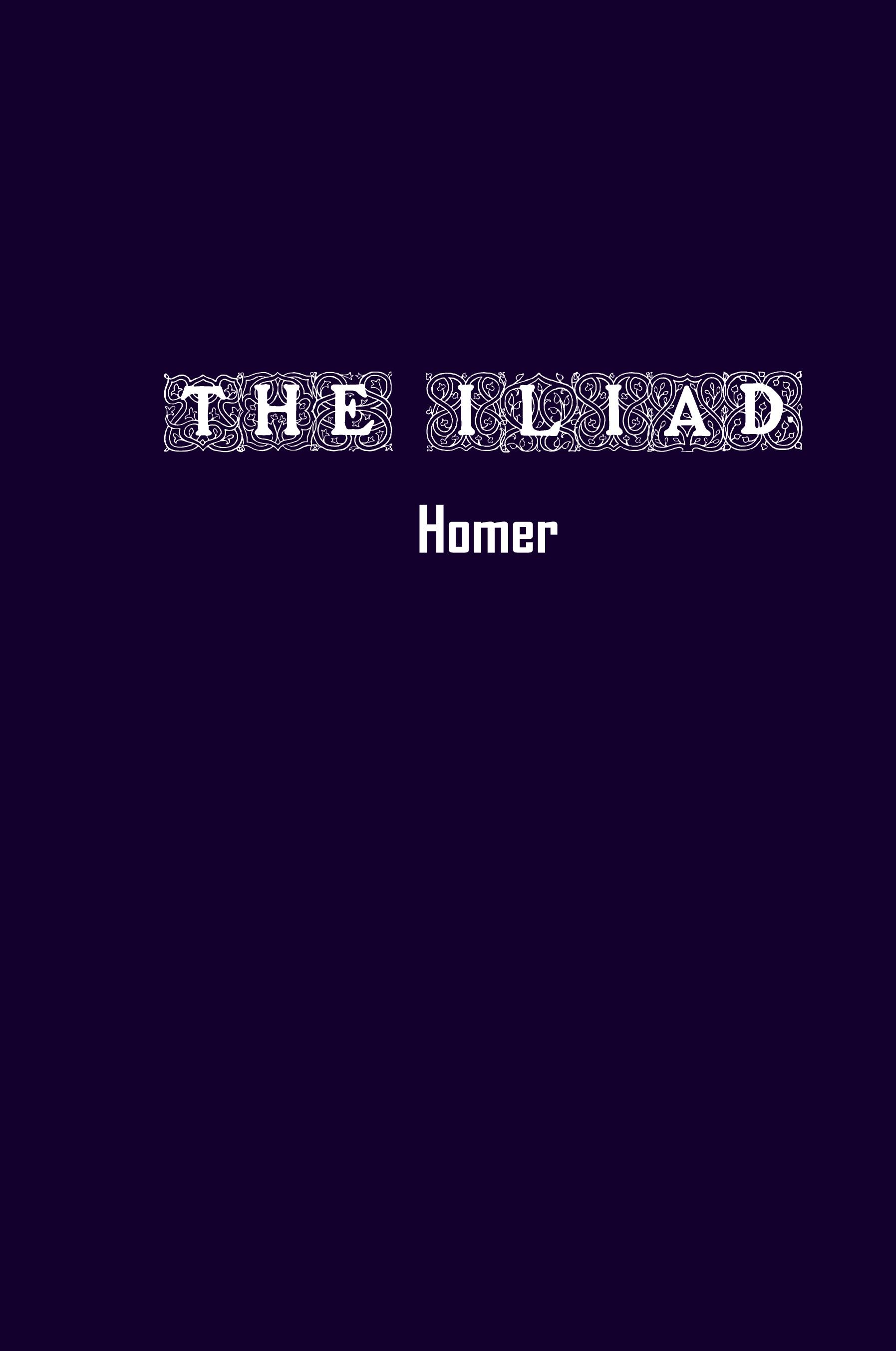 Vorderes Coverbild The Iliad