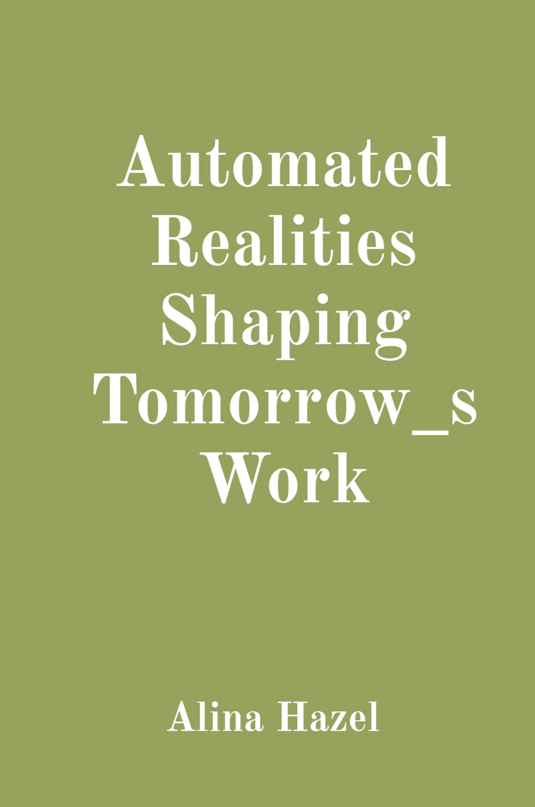 Vorderes Coverbild Automated Realities Shaping Tomorrow_s Work