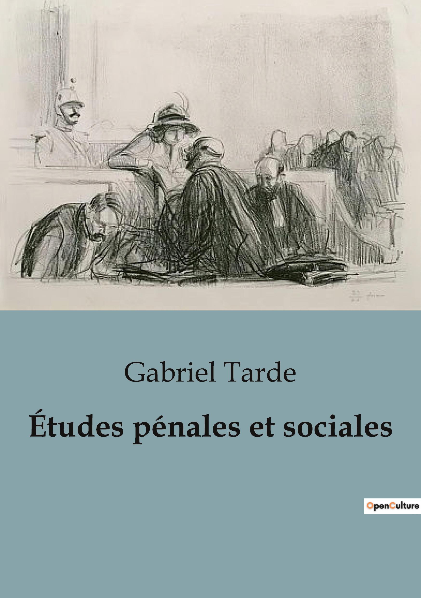 Vorderes Coverbild Études pénales et sociales