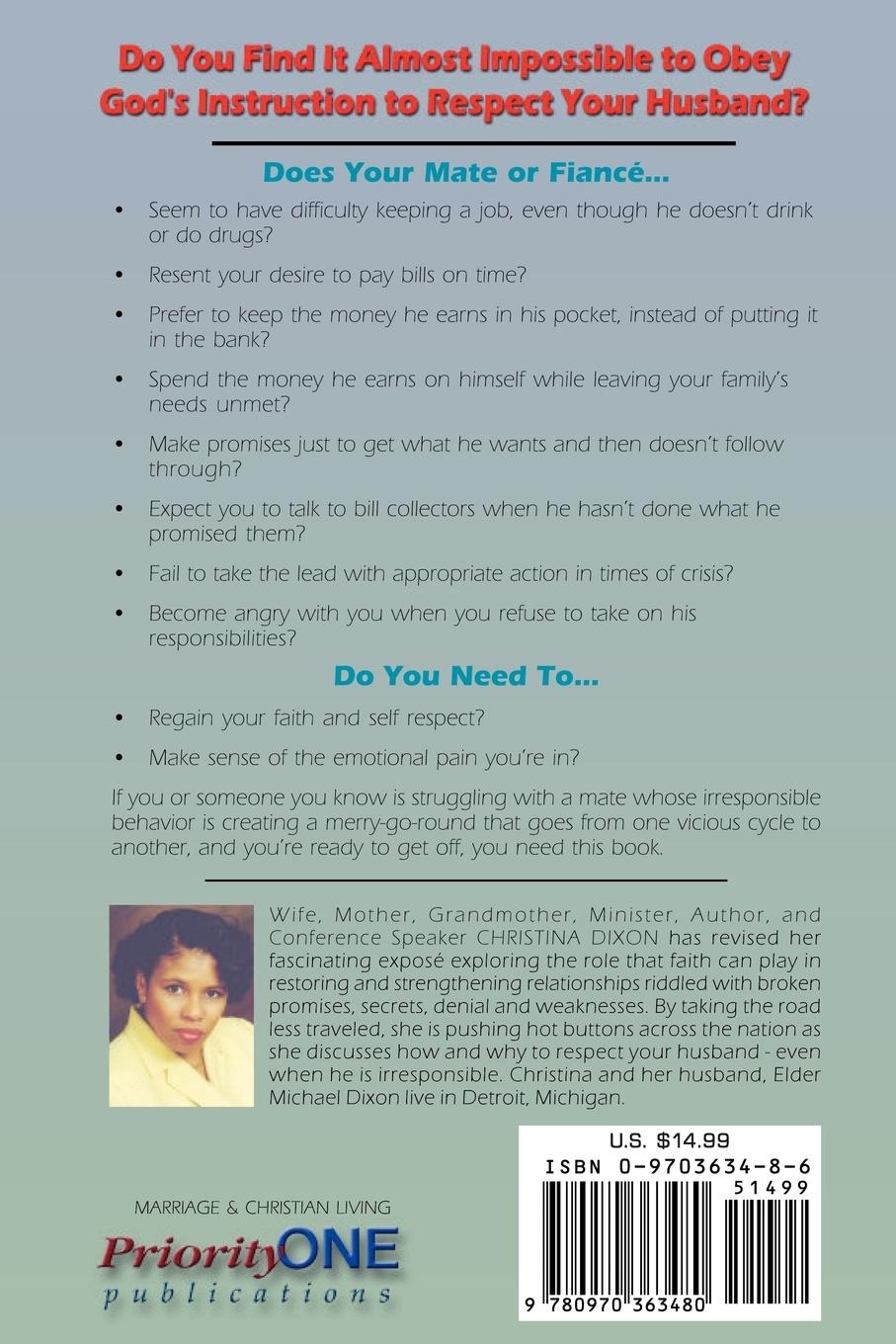 Rückseitencover How to Respect an Irresponsible Man - REVISED EDITION